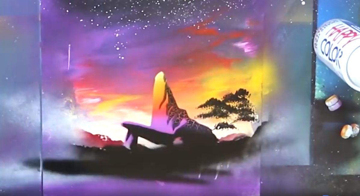 Lion King Spray Paint Artist