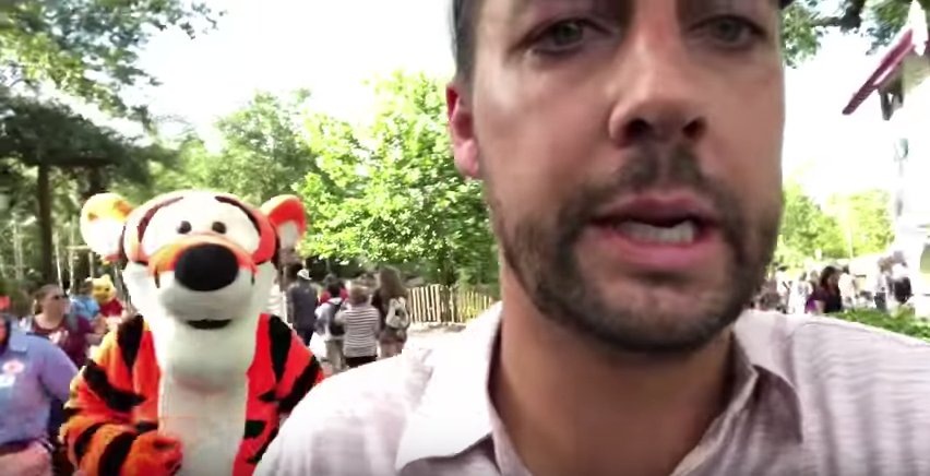 Tigger at Disney World