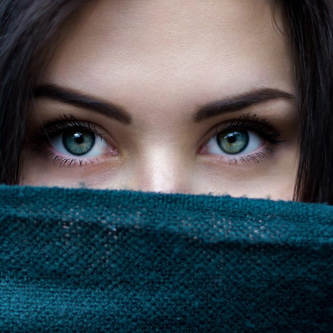 woman's eyes