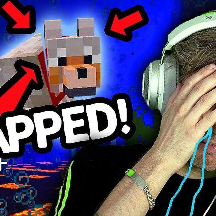 minecraft dog sven is trapped underwater