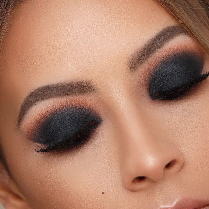 black smokey eye tutorial